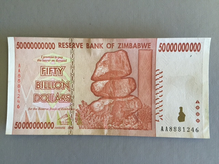 ジンバブエ紙幣s